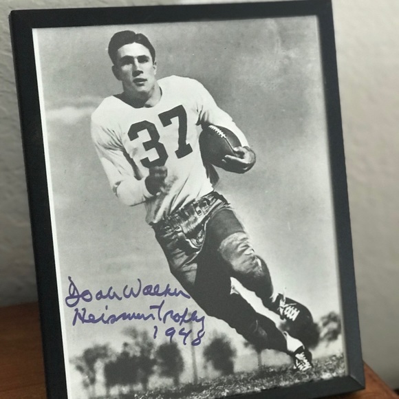 Signed Doak Walker Heisman Trophy Winner Photo SMU - Picture 4 of 4